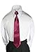 Classic Fashion Baby Boy Suit Party Formal Wedding Colors Satin Zipper Necktie (XL:(16-20), Burgundy)