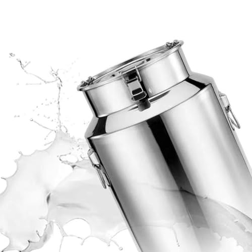 Tonneau à lait avec robinet en inox 201 - Seau scellé robuste 35L