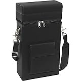 Royce Leather Connoisseur Wine Carrier-Black