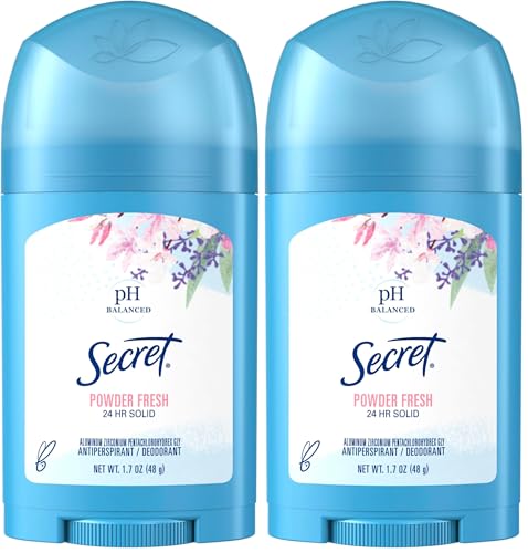 Secret desodorante antitranspirante polvo 1.7 oz pack 2 miniatura 1
