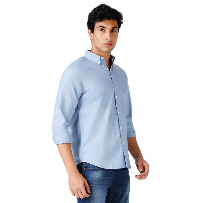 Image of MARK & ALBERT Men's Cotton Formal Shirt