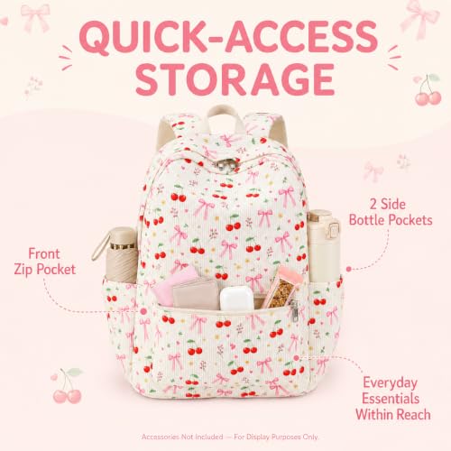 Image of BTOOP School Backpack for Teens Large Cute Bookbag Lightweight 15.6 inch Laptop Bag for Girls Women Casual High School College