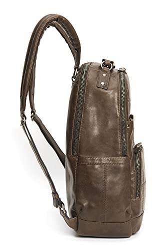 Frye Mens Logan Patchwork Backpacks, Slate, One Size Us #TOP2