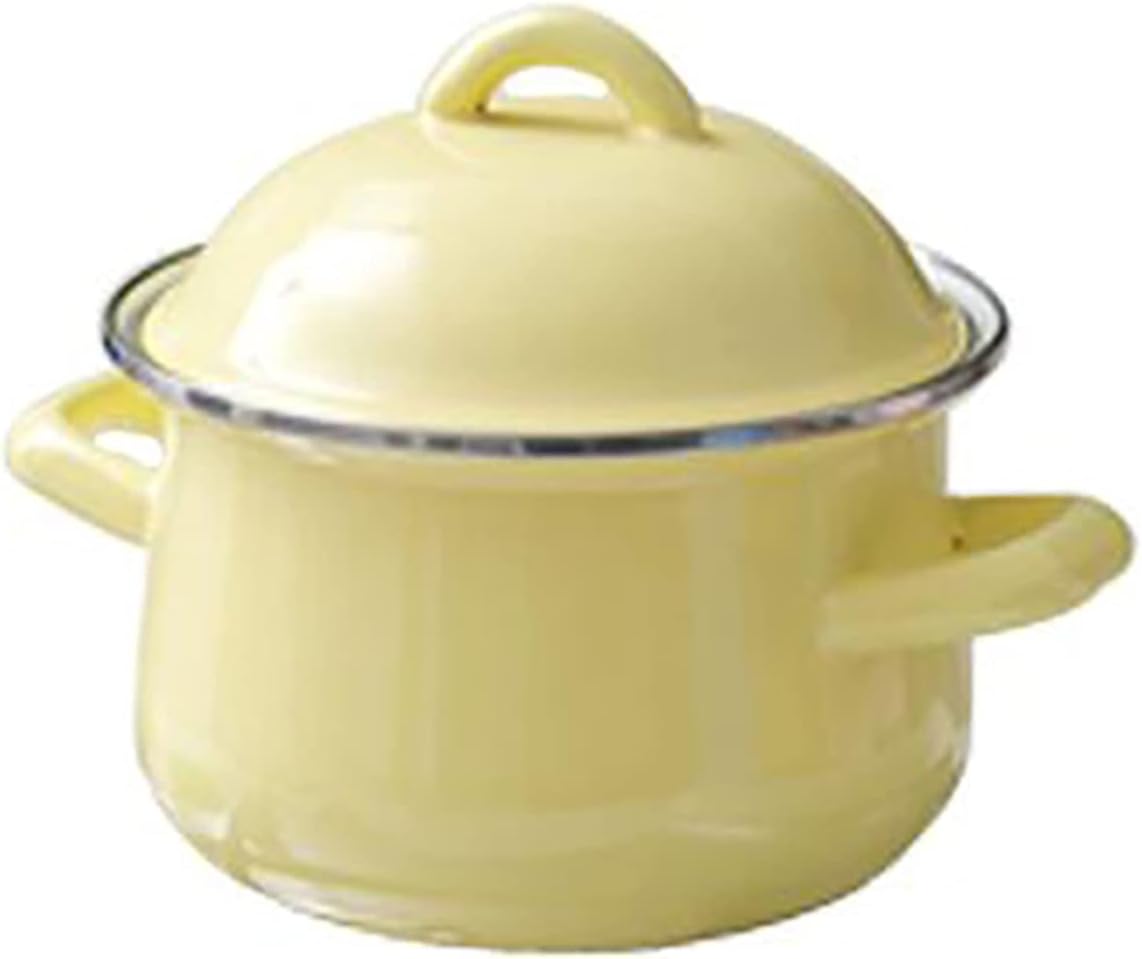 蓋の多目的キッチンクッキングミルクスープポット赤ちゃんの食糧粥鍋料理用具のツールを持つ1ピース16cm 1 5lエナメルストックポット Color 最大91 Offクーポン F