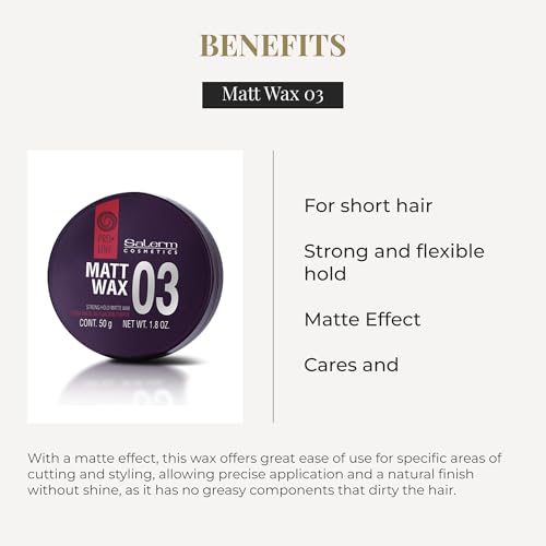 SALERM Hair Wax Pro Line Matt Wax 50 ml miniatura 3