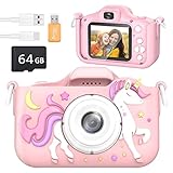 Nacetive Kids Selfie Camera for Toddlers Girls Age 3-8,Upgrade Mini Camera Pro with MP3 Player and 6
