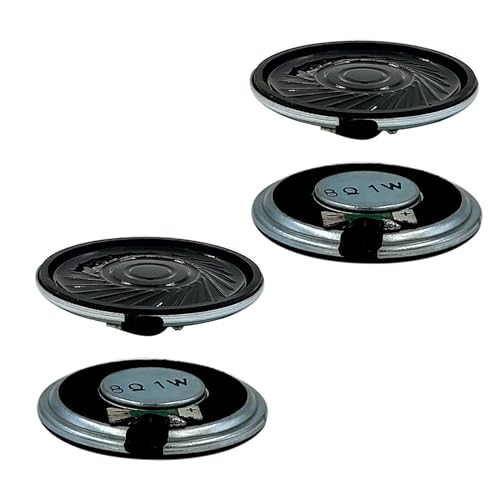 Altavoz de 1 W, 8 ohmios, 40 mm, forma redonda, de repuesto, altavoz de subwoofer multimedia, portátil, amplificador de altavoz