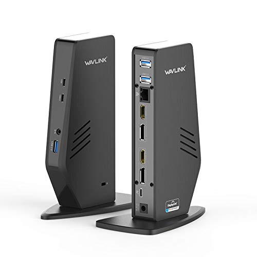 Get Special Price WAVLINK Universal USB-C/USB 3.0 Ultra 5K Laptop Docking Station with Dual 4K Video Outputs for Specific Windows, Mac OS(2 HDMI & 2 DP, 2 USB C&3 USB A,Gigabit Ethernet,Audio&Mic) for Working Online Get Special Price WAVLINK Universal USB-C/USB 3.0 Ultra 5K Laptop Docking Station with Dual 4K Video Outputs for Specific Windows, Mac OS(2 HDMI & 2 DP, 2 USB C&3 USB A,Gigabit Ethernet,Audio&Mic) for Working Online
