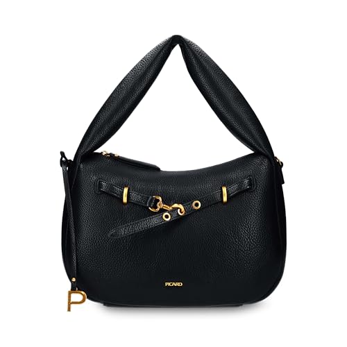 Sac à épaule Picard noir à bandoulière réglable et compact