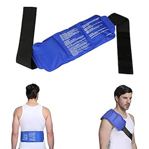 BelleStyle IJszak, koud warm gelkompres met riem, herbruikbare koelpads, ijspak, warme koudetherapie voor rug, nek…