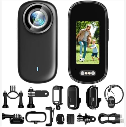 アクションカメラ4K ウェアラブルカメラ 64G SDカード付 120°広角