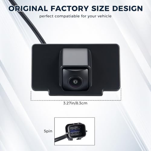 Image of Rearview Backup Camera OE: 95760-E8000 Fit for 2014-2016 Kia Cadenza | Backup Cam Replaces 95760E8000, 95760-3R500, 957603R500