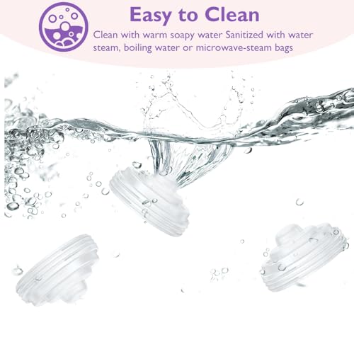 Image of 6Pcs Duckbill Valves and 2Pcs Diaphragm Compatible with Momcozy M5 Breast Pump, Breast Pump Replacement Accessories for Momcozy M5, Replacement Accessories