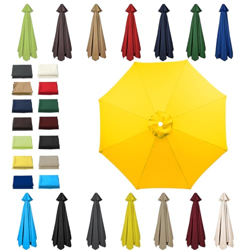 Housse de rechange pour parasol contre l'usure du soleil et les toiles décolorées