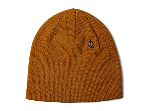 Volcom Men's Woolcot Skull Fit Beanie, Caramel, One Size