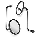 Diseño Significativo: De ahora en adelante, el espejo de la bicicleta no es solo un uso práctico. Instálalos para hacer que tu bicicleta sea aún mejor.