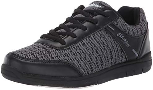 KR Strikeforce Men's Flyer Mesh Bowling Shoes, Black/Steel, Size 9