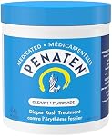 Crème contre l'érythème fessier médicamenteuse Penaten avec 13 % d'oxyde de zinc pour bébés et adultes - Apaise, guérit et protège la peau irritée, sans parabènes, sans parfum, testé par des dermatologues - 454 grammes