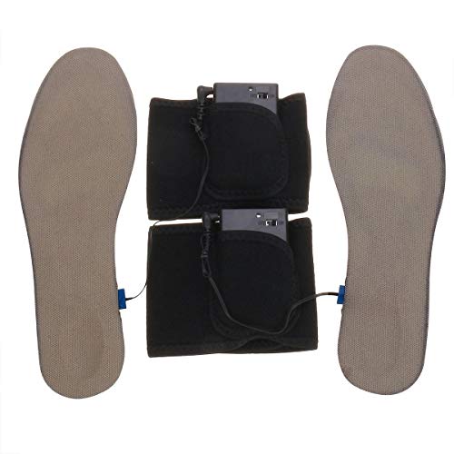 C-FUNN Elektrische Heizung Einlegesohle Winter Schuheinlagen Heizung Fußwärmer Pads Warming Set - Beige