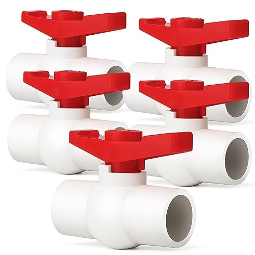 Válvulas de bola de PVC de 20 mm para sistemas de riego de agua fría