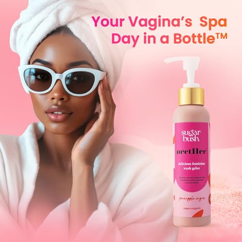 Image of Sugarbush nectHer Hydrating Feminine Gelee | pH-Balanced Intimate Cleanser with Hyaluronic Acid, Probiotics & Honey | Removes Odor & Bacteria | Daily Hydration & Refresh | 7 oz