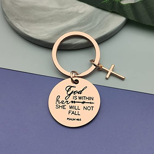 Vadaka Religious Christian Keychain For Women Girls Daughter Bible Verse Keychain Encouragement Inspirational Gifts Baptism Gifts Jewelry Easter Prayer Gifts Birthday Thanksgiving Gift #TOP5