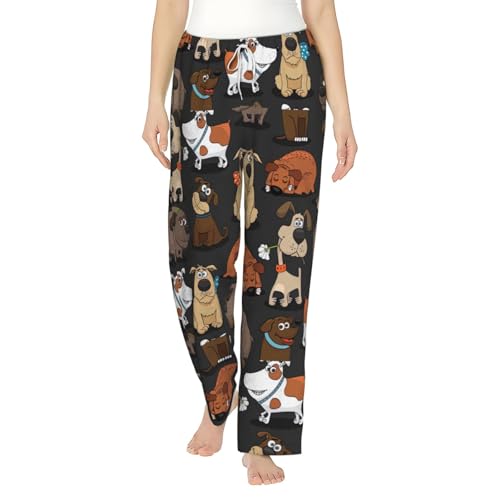 Pantalon de pyjama en flanelle femme Corgi, le cadeau parfait pour elle