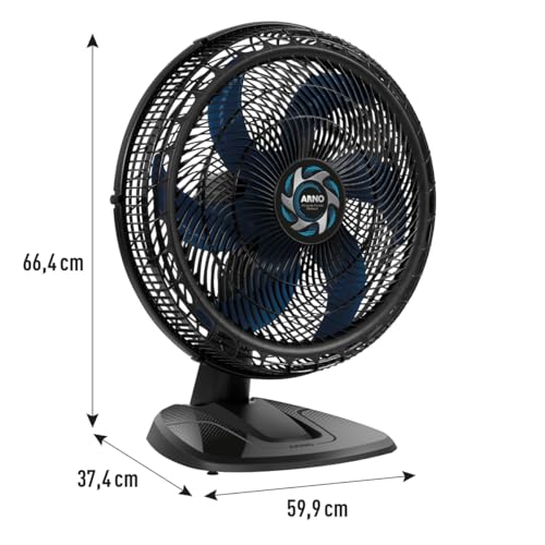 Arno VB50 Force Breeze Xtreme - Ventilador de Mesa Desmontável, 127V, 50cm