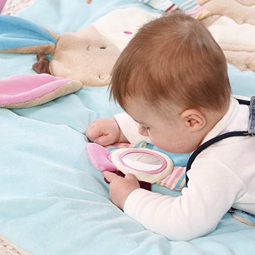 Fehn 081657 3D Activity koc osioł/łuk do zabawy z 5 zdejmowanymi zabawkami dla niemowląt zabawa i zabawa od urodzenia/wymiary: Ø 85 cm