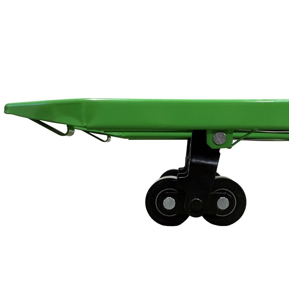 Hubwagen 2,5 t Gummi/PU-Tandem und Schnellhub-Funktion
