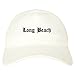 Kings Of NY Long Beach State City California CA 6 Panel Dad Hat Cap White