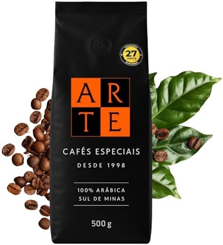 Café Especial em Grãos Arte Café, 100% Arábica, 500g, Torra Média...