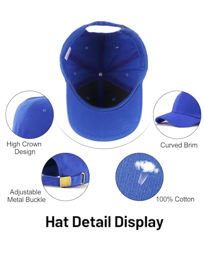 Image of Zylioo Oversize Baseball Cap XXL Big Head Hats for Men Large Dad Hats High Crown Structured Cap Adjustable 22 inch-25.5 inch
