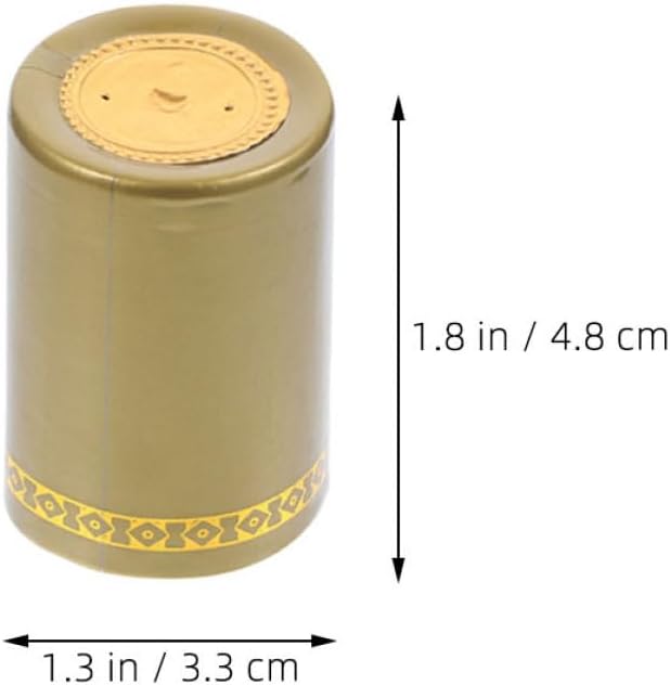 PVC Wine Bottle Heat Shrink Capsules with Tear Strip 150pcs