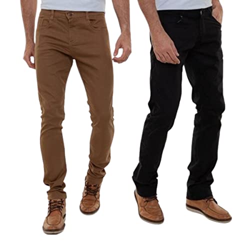 Kit 2 Calças Sarja Masculinas Tradicional Premium Versatti Paraná (as2, numeric, numeric_42, regular