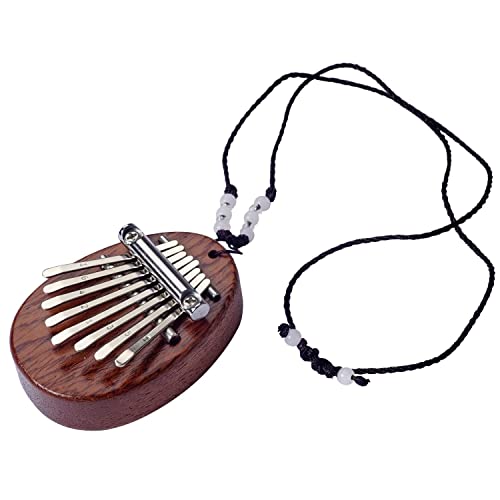 Hosikugi K81 8 Key Mini Kalimba Thumb Piano Solid Wood Finger Piano Portable Marimba thumb #5