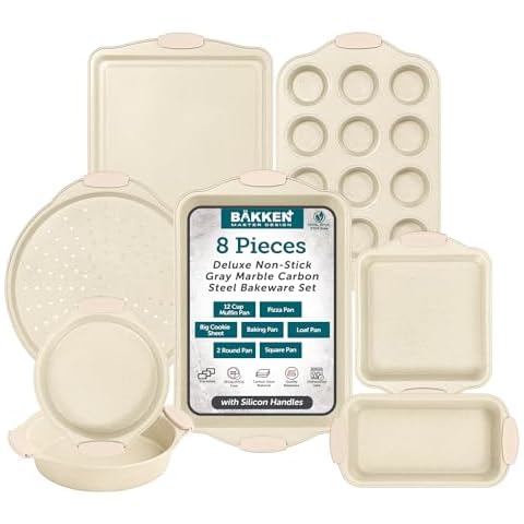 BAKKENMASTER 8-Piece Bakeware Set Cover
