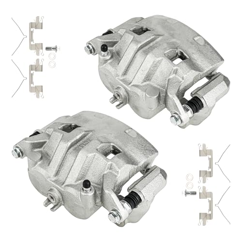 Image of PHILTOP Front Brake Caliper 19-B3122A, 19-B3123A Compatible with 2005-2023 Nissan Frontier, 2005-2015 Nissan Xterra, 2005-2012 Nissan Pathfinder, 2009-2012 Suzuki Equator