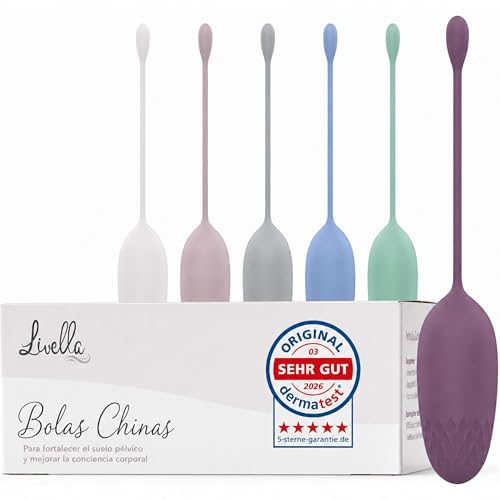 Bolas chinas Livella de silicona para ejercicios Kegel cómodos en casa