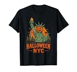 Halloween NYC - Jack o Lantern Statue of Liberty T-Shirt