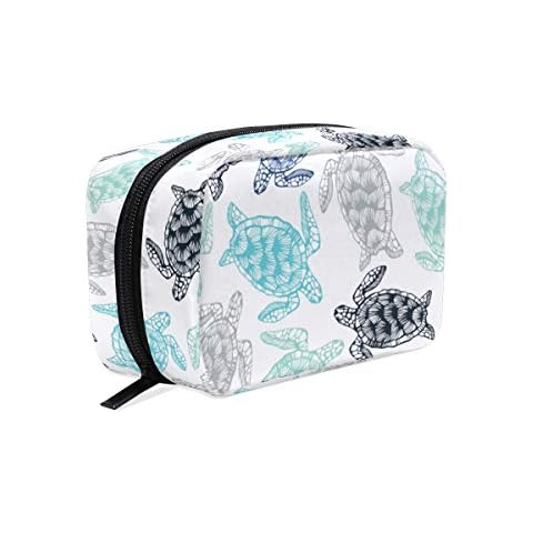 MOYYO Sea Turtles Makeup Bag Portable Cosmetic Organizer Lightweight Travel Toiletry Bag Makeup Cosmetic Case for Women Girls Cover
