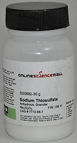Sodium Thiosulfate, Anhydrous - Laboratory Grade Reagent, 30g