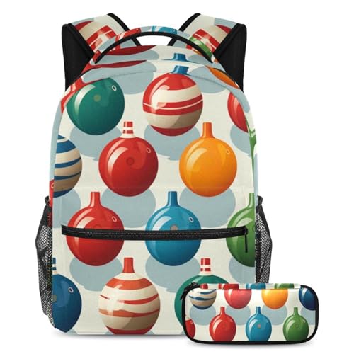 Sac à dos polyvalent 2 pièces grand volume Art Colors bowling 27 avec rangements