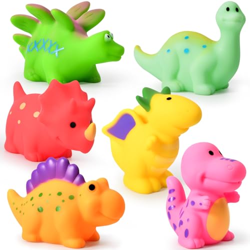 Mold Free Bath Toys No Hole Bath Toys for Toddlers 1-5 Year Old Boys Girls - Dinosaur Bath Toys for Kids Babies,Bathtub Toys for 12-36 Month Girls Boys, Bath Toys No Holes for Kids Age 1-5
