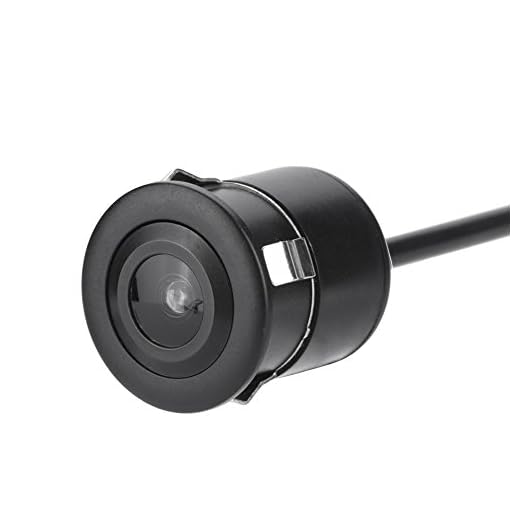 Tosuny Mini dold kamera, bärbar IP66 vattentät HD-kamera 170 graders vidvinkel mini videokamera CCTV-kamera för bil, enkel monteringsdesign (svart)