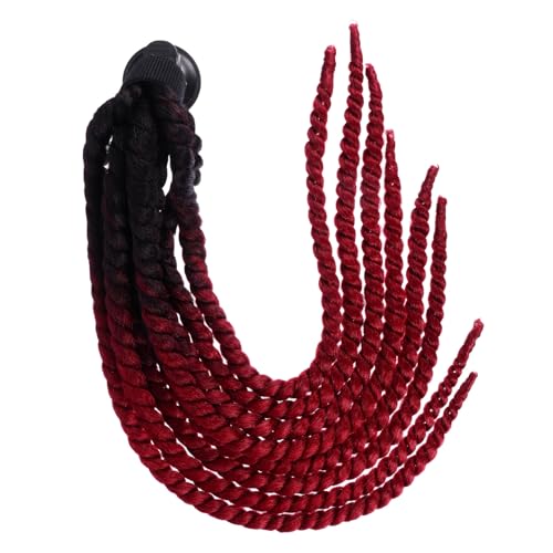 Casque dreadlocks tressé HANABASS pour moto et vélo - 2 pièces