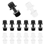 16PCS Motorcycle License Plate Bolts and Nuts,Nylon Motorcycle License Plate Screws for Fixing Licenses Plates Frames,Anti-Rust Licenses Plates Fasteners Motorcycles Accessories