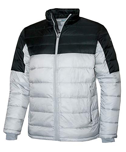 Columbia Men's New Discovery II Insulated Puffer Jacket (Light Grey,