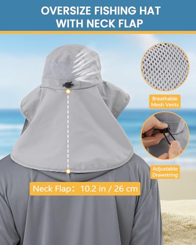 Sombrero Boonie UV Oversize para Verano 3XL miniatura 4