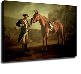 LOKLNEYK Napoleon Tony Soprano and Pie-O-My Horse Painting Canvas Wall Art Poster Decor for Living Room and Bedroom Wall Modern Home (Unframe 16in*24in)
